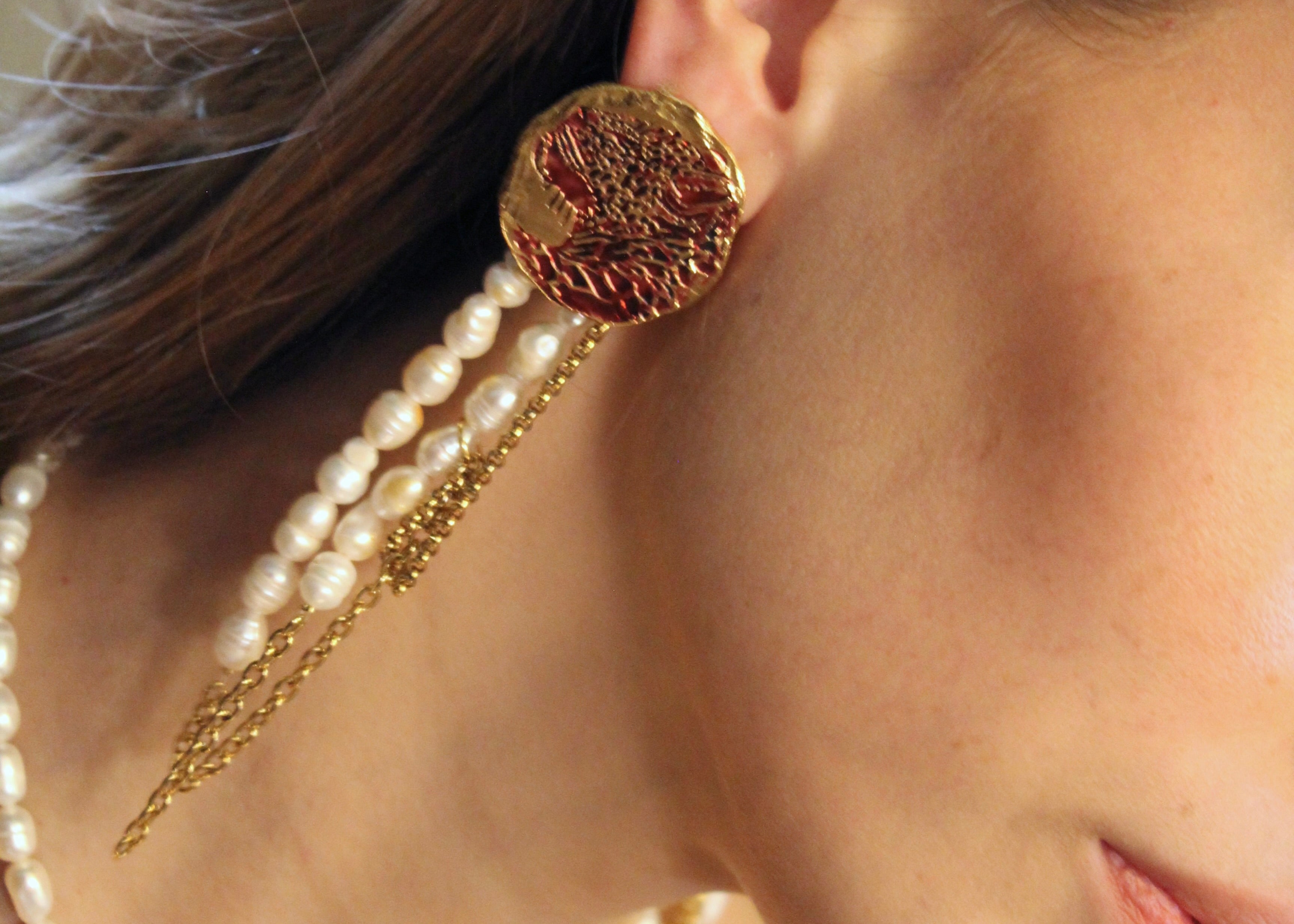 Wine Savage Earrings