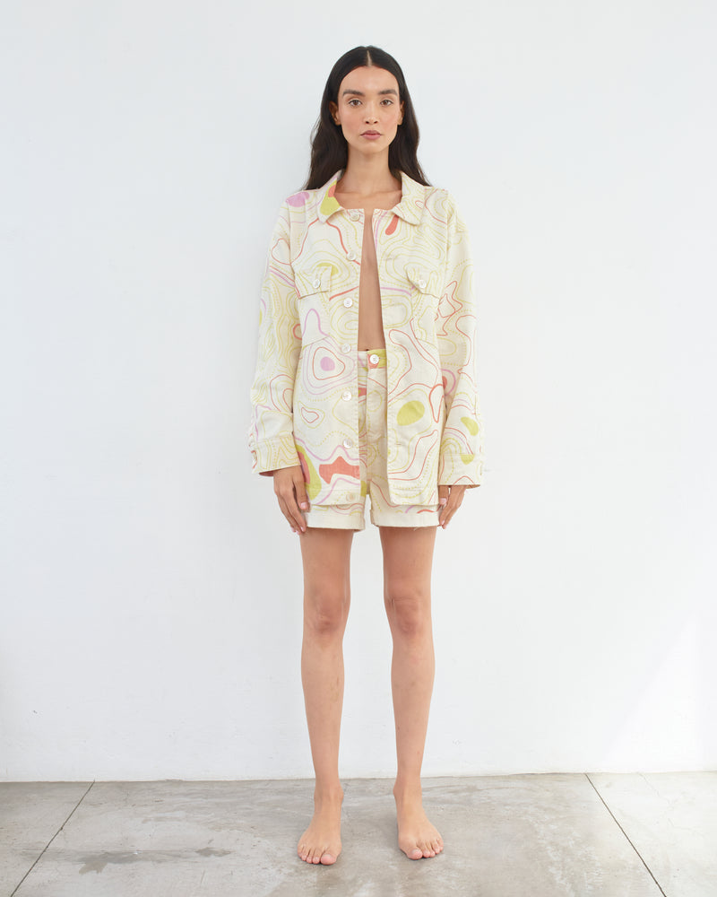 PASTEL PARTY ECO-DENIM SHORT
