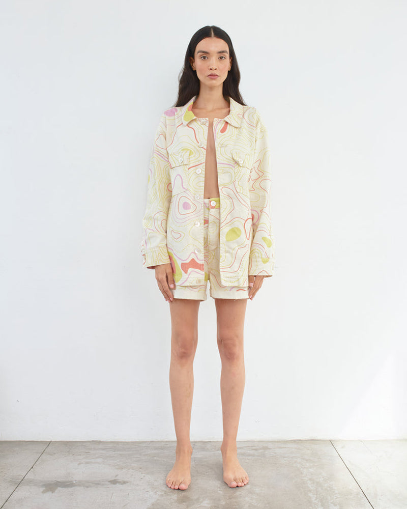 PASTEL PARTY ECO-DENIM JACKET