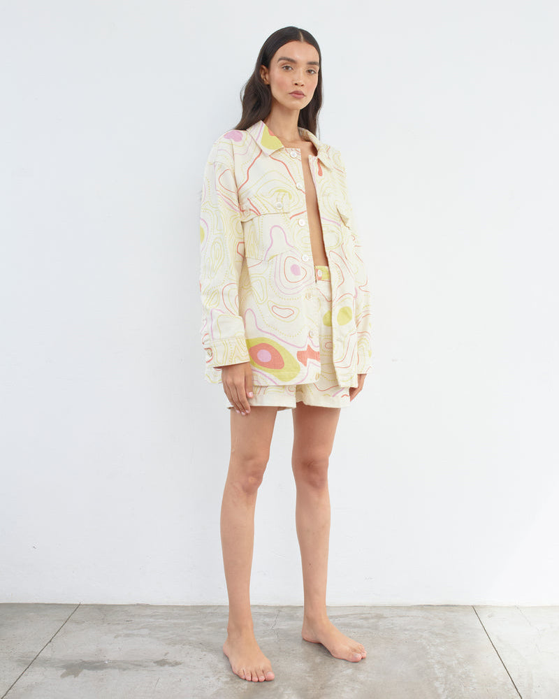 PASTEL PARTY ECO-DENIM SHORT