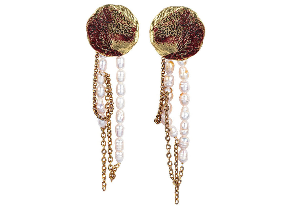 Wine Savage Earrings