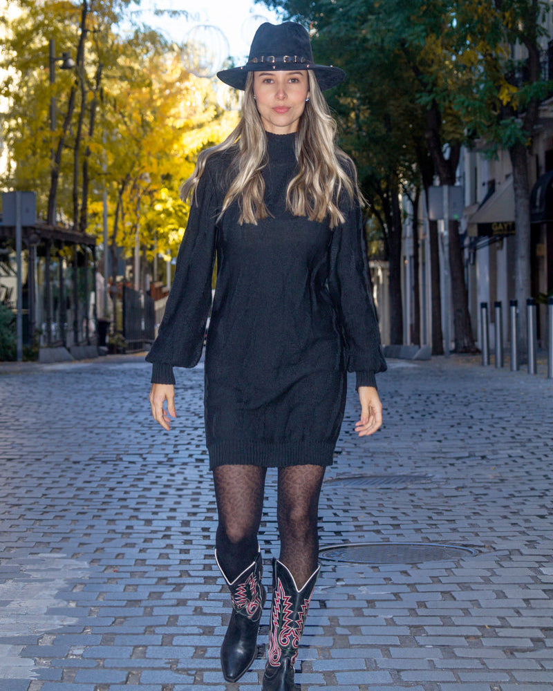 PANTHER KNITTED DRESS